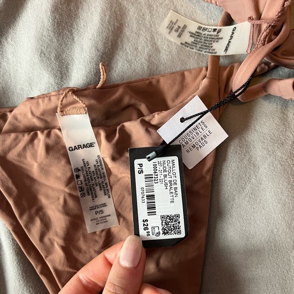 Garage Bikini Set - Cutout Bralette Bikini Top & Ibiza Boomerang Bikini Bottom - Picture 4 of 8